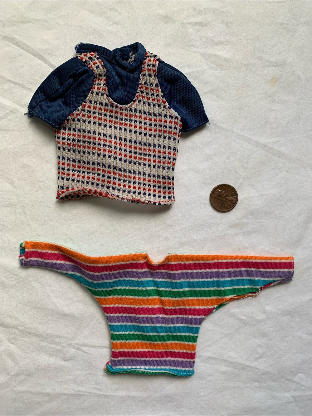 Vintage 1970s Barbie Clothing Lot - 2 "Best Buy" Fashion Tops (TLC) - Picture 3 of 8